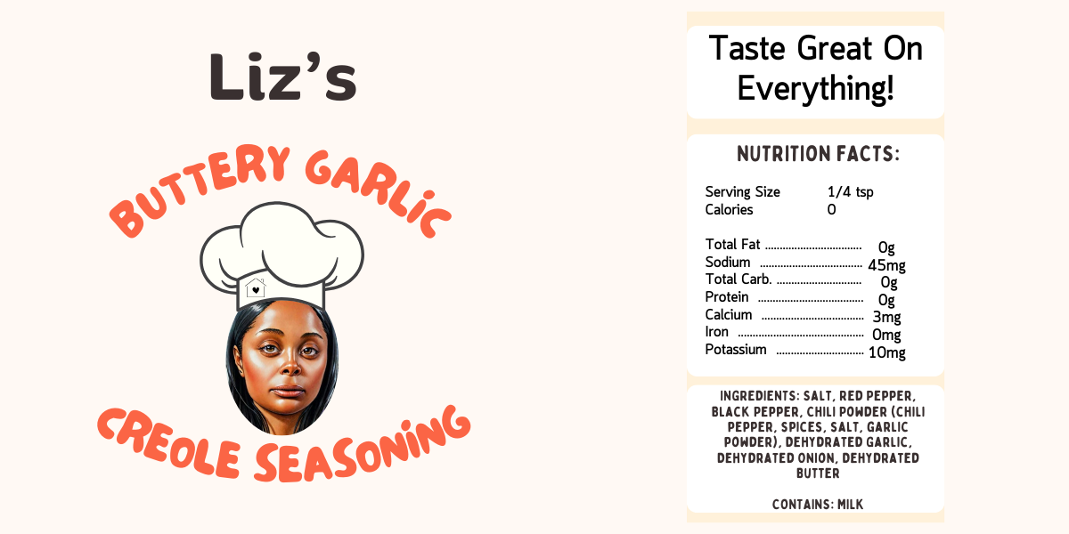 Buttery Garlic Creole Seasoning (5 oz)