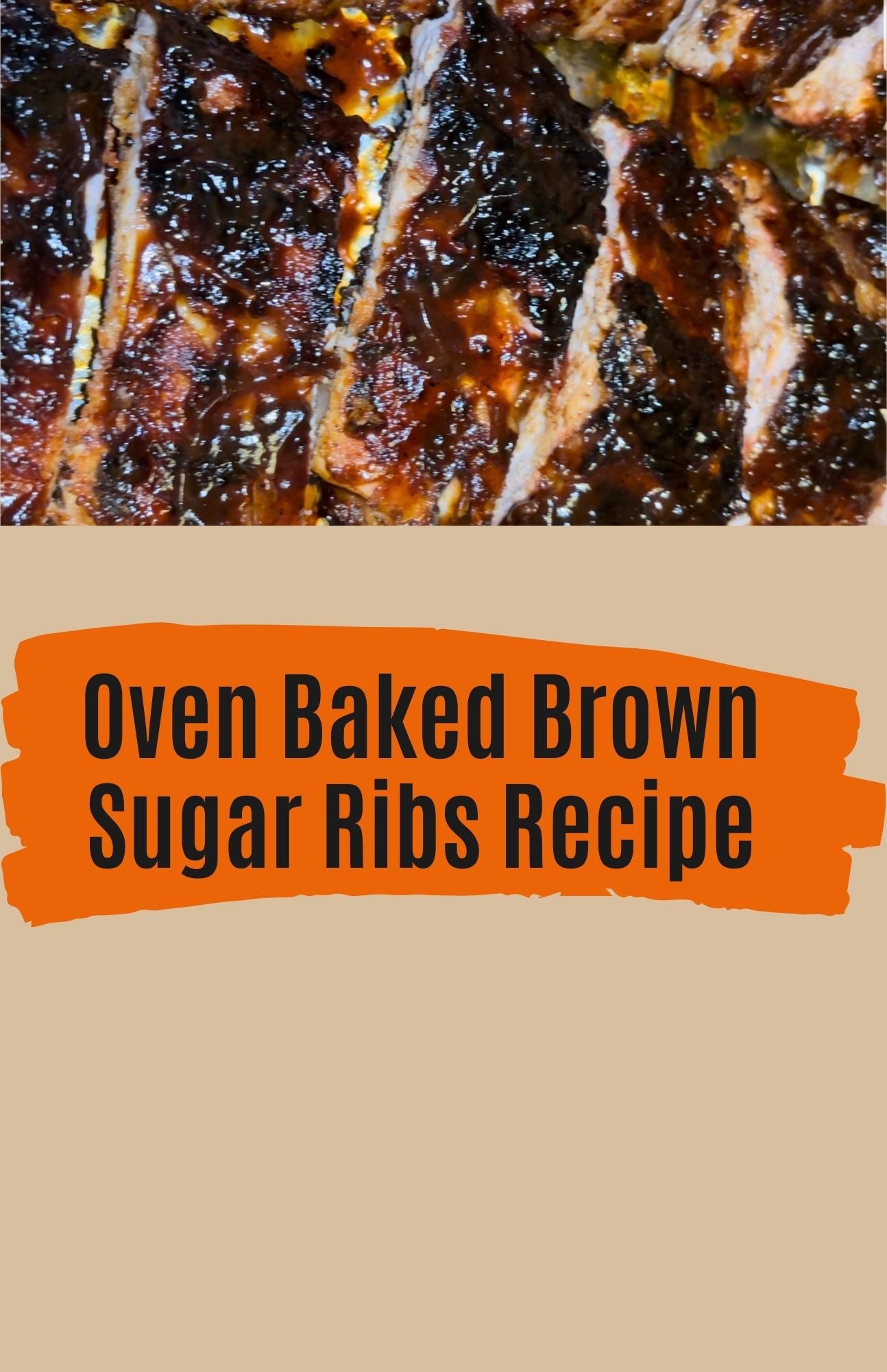 Oven Baked Brown Sugar Ribs Recipe